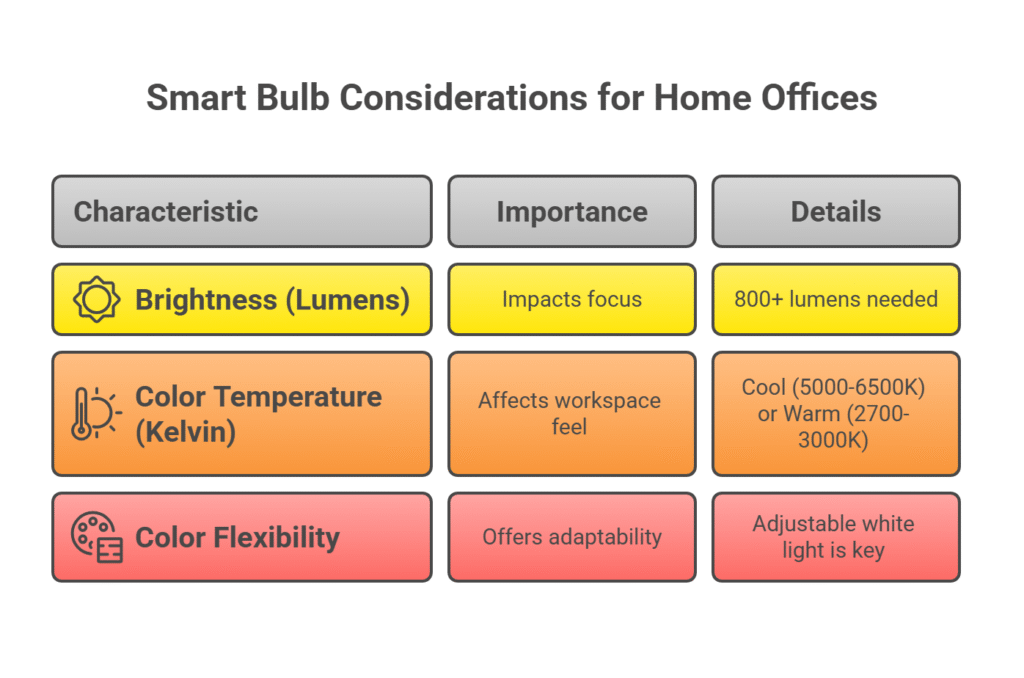 How to Choose the Best Smart Bulbs for Your Home Office - visual selection 