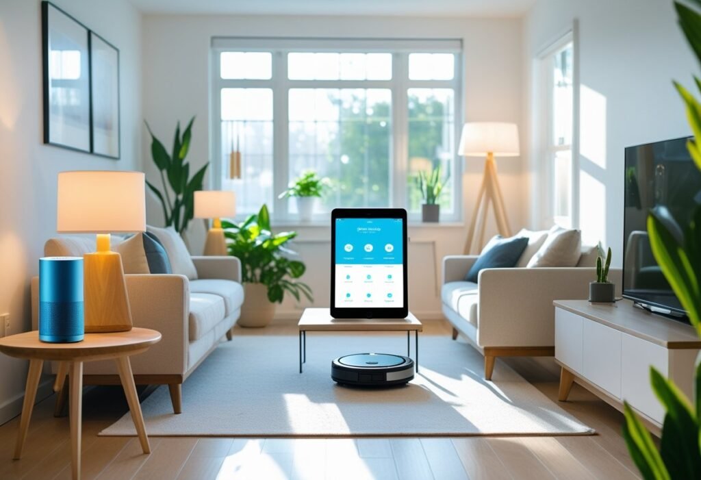 Beginner setup of the best budget smart home devices 2025 like plugs and lights.