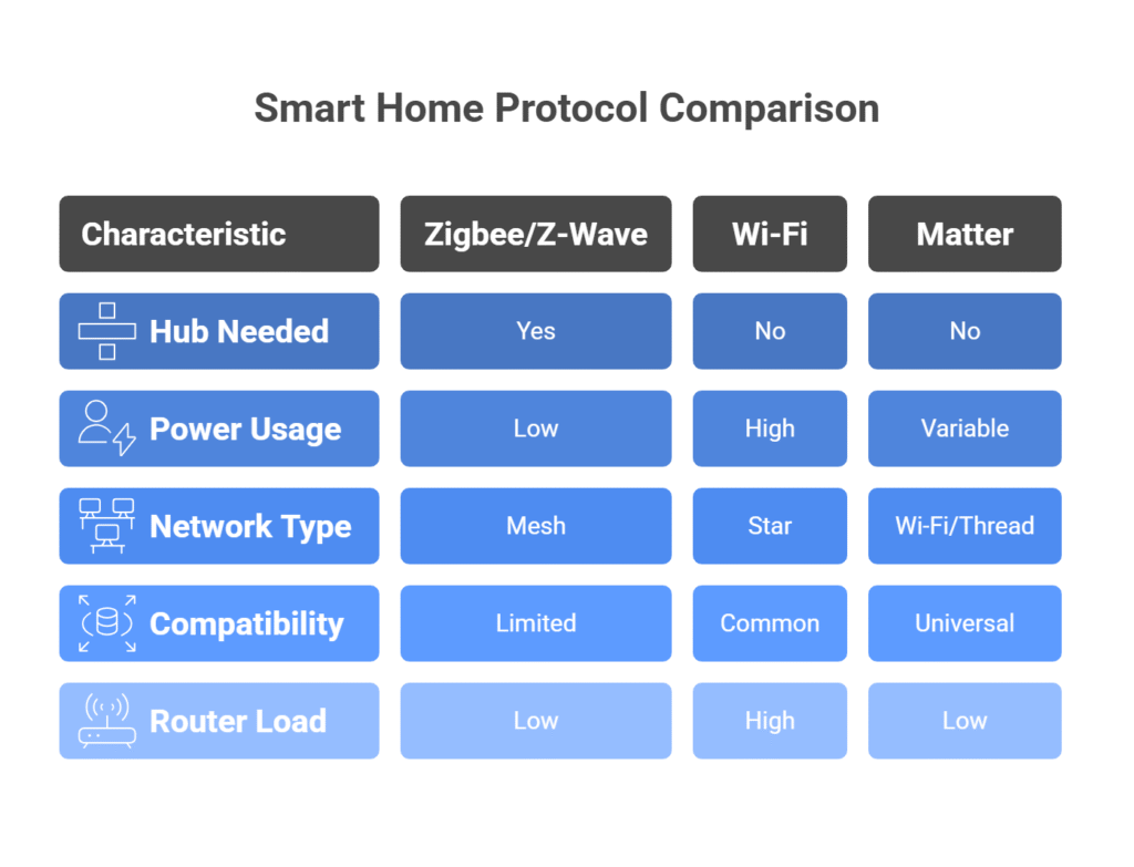Best Smart Home Hub Protocols_ Zigbee, Z-Wave, Matter & Wi-Fi Compared - visual selection