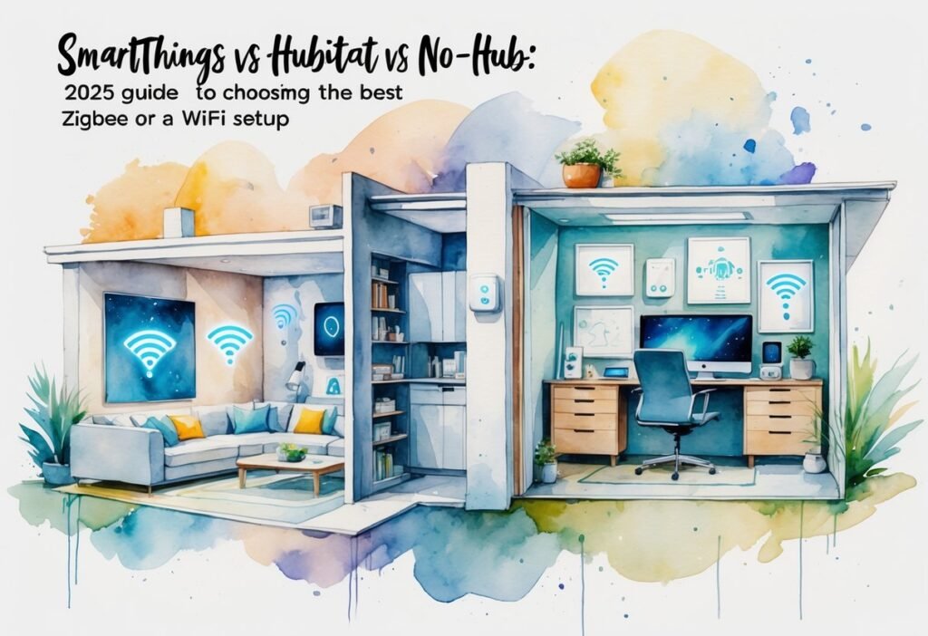 SmartThings vs Hubitat vs No-Hub: 2025 Guide to Choosing the Best Zigbee or WiFi Setup