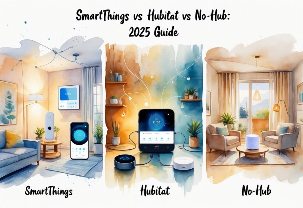 SmartThings vs Hubitat vs No-Hub: 2025 Guide to Choosing the Best Zigbee or WiFi Setup