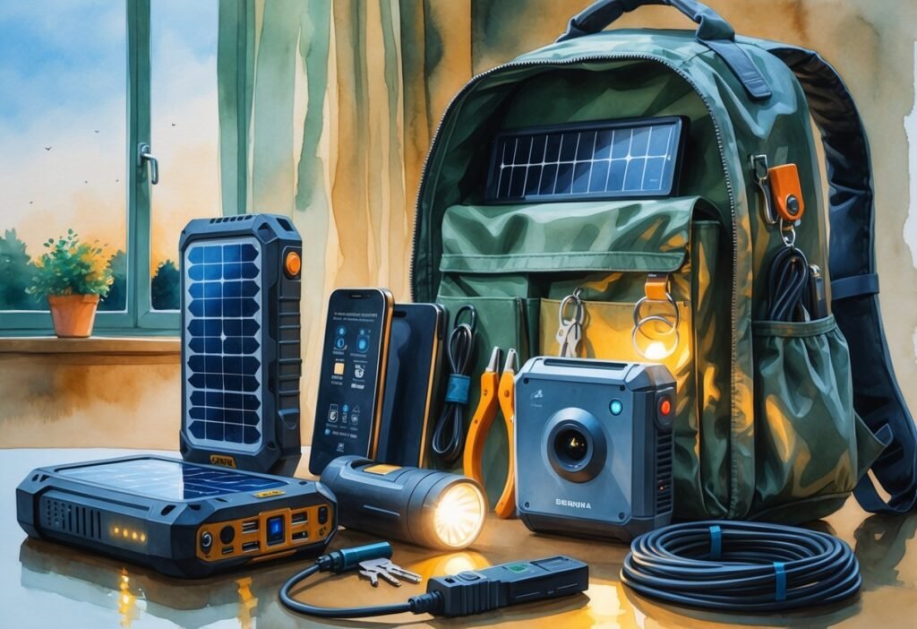 Emergency Kit for Backup Power and Security