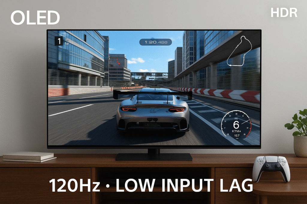 best tv for competitive gaming 120hz low input lag