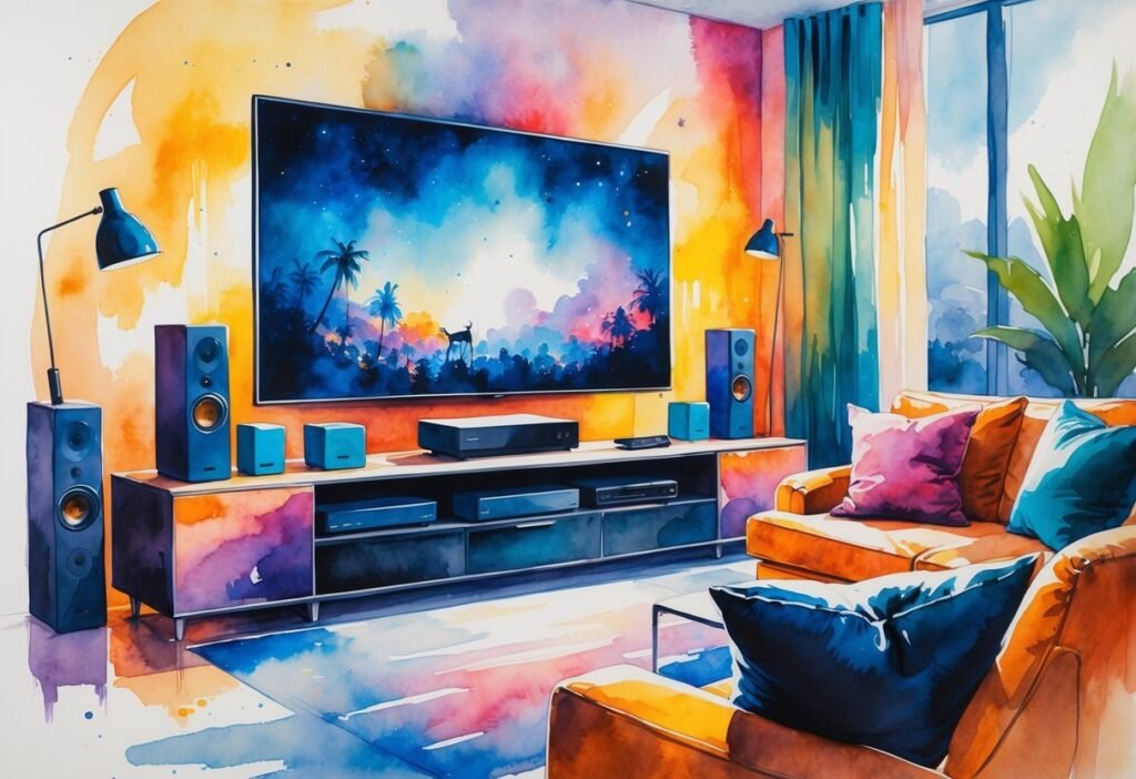 Console home theater setup