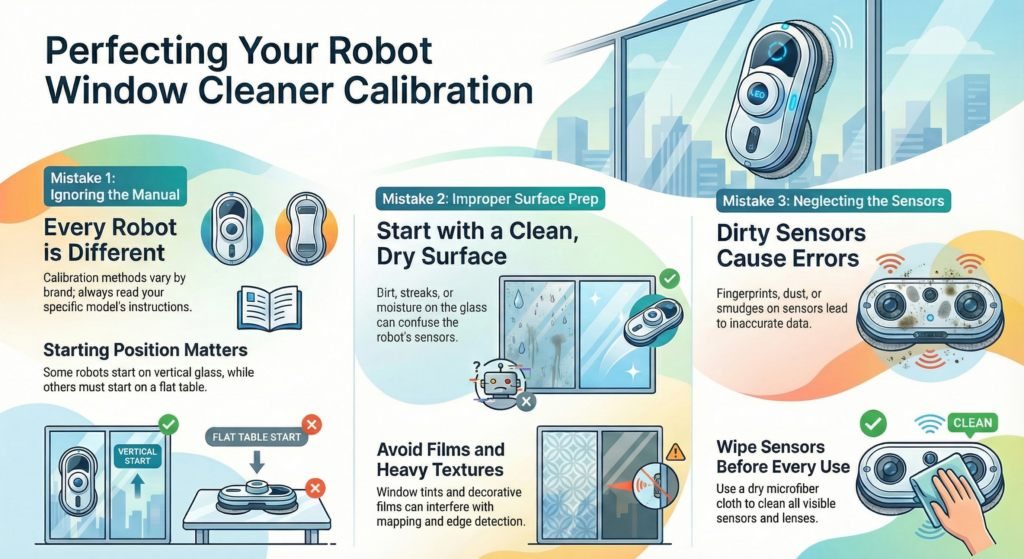 Common Mistakes When Calibrating a Robot Window Cleaner