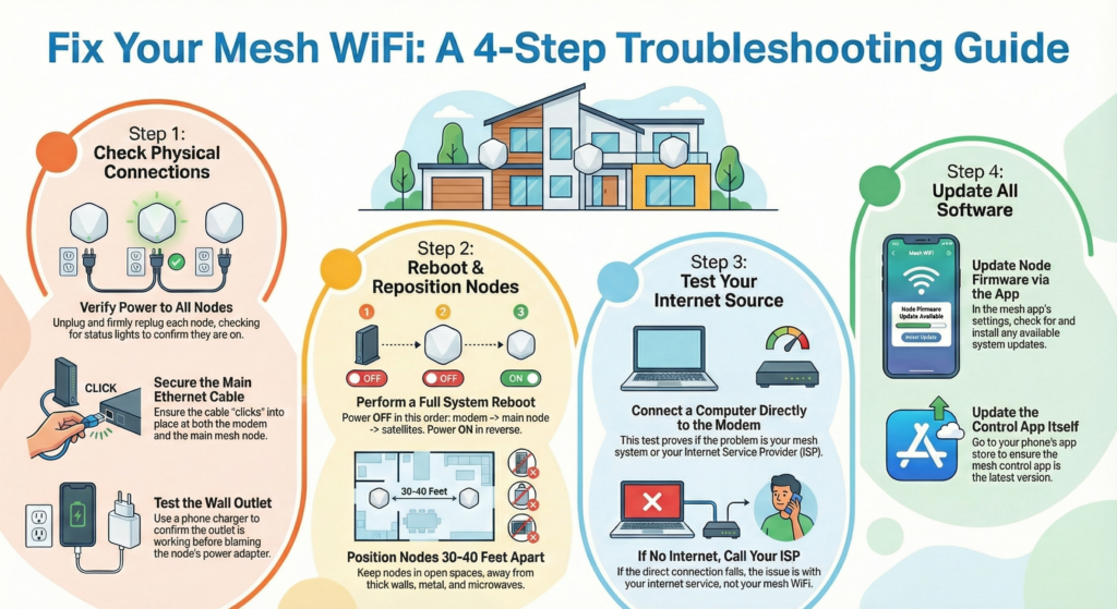 Mesh Wifi Nodes Not Connecting Step By Step Workflow