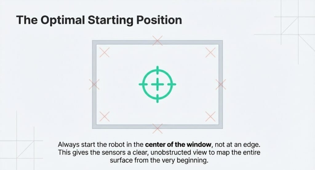 Preparing the Window and Device for Accurate Calibration