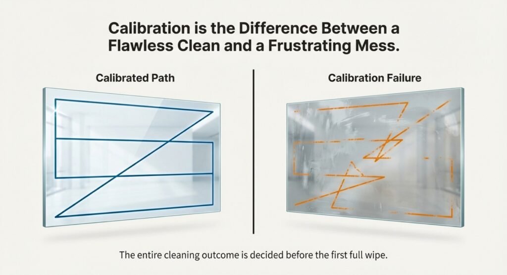 Robot Window Cleaner Sensor & Mapping