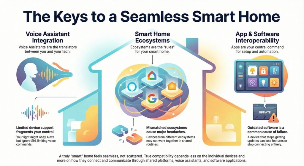 smart home devices work together