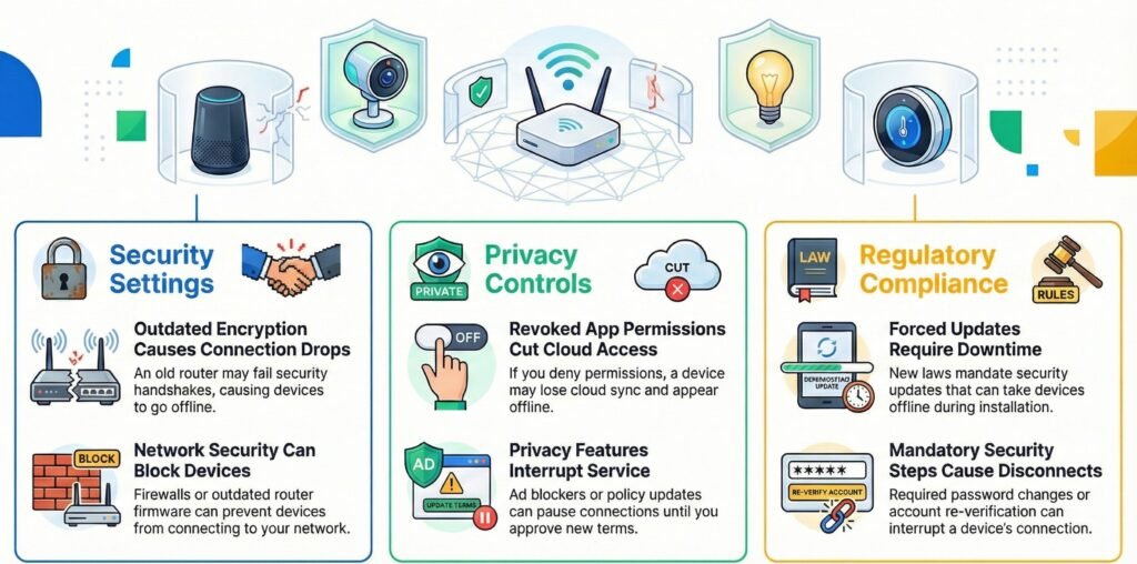 smart home devices losing connection