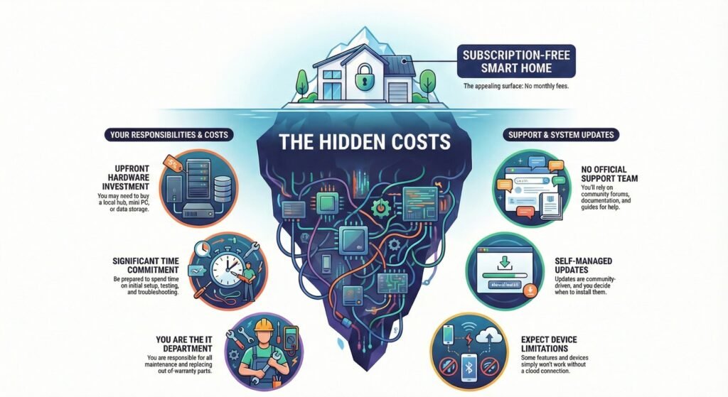 smart home without monthly fees